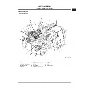 Hitachi Zaxis 225USLC-5B and Zaxis 225USRLC-5B Crawler Excavator set of Service Manuals