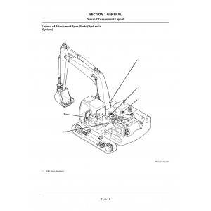 Hitachi ZH 210LC-5B Hybrid Excavator set of Service Manuals