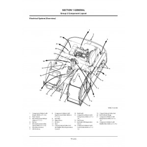 Hitachi Zaxis 350LC-5B and Zaxis 350LCN-5B Crawler Excavator set of Service Manuals