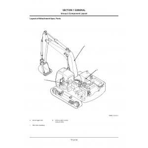 Hitachi Zaxis 350LC-5B and Zaxis 350LCN-5B Crawler Excavator set of Service Manuals