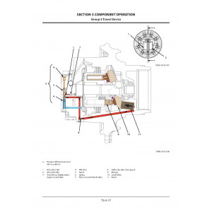 Hitachi Zaxis 350LC-5B and Zaxis 350LCN-5B Crawler Excavator set of Service Manuals