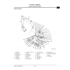 Hitachi Zaxis 75US-5A and Zaxis 85US-5A Compact Excavator set of Service Manuals