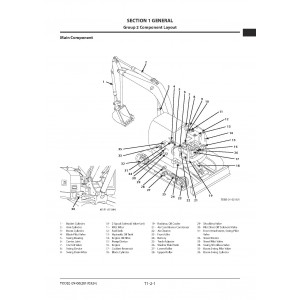 Hitachi Zaxis 85USB-5A Compact Excavator set of Service Manuals