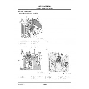 Hitachi EX1200-7B (Tier 4 Final Cummins engine) Hydraulic Excavator set of Service Manuals