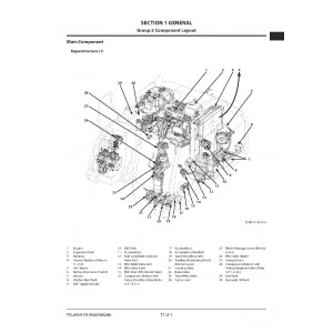 Hitachi Zaxis 140W-6 Wheel Excavator set of Service Manuals