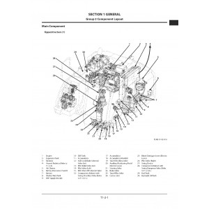 Hitachi Zaxis 145W-6 Wheel Excavator set of Service Manuals