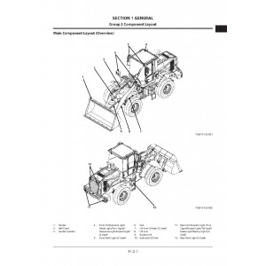 Hitachi Zaxis ZW140-5B and Zaxis ZW140PL-5B Wheel Loader set of Service Manuals