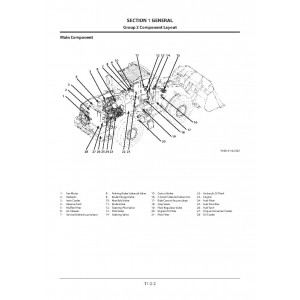 Hitachi Zaxis ZW250-5B Wheel Loader set of Service Manuals