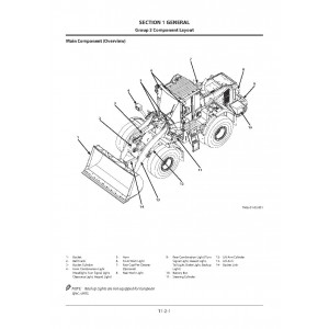 Hitachi Zaxis ZW220-5B Wheel Loader set of Service Manuals