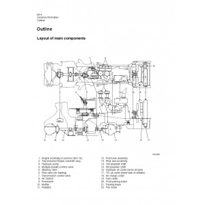 Hitachi Zaxis ZW370-G Wheel Loader set of Service Manuals