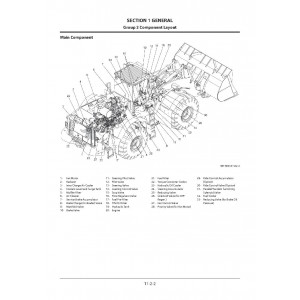 Hitachi Zaxis ZW370-5B Wheel Loader set of Service Manuals