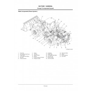 Hitachi Zaxis ZW550-5B Wheel Loader set of Service Manuals