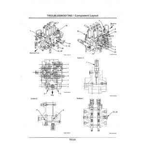 Hitachi EX80-5 Crawler Excavator set of Service Manuals