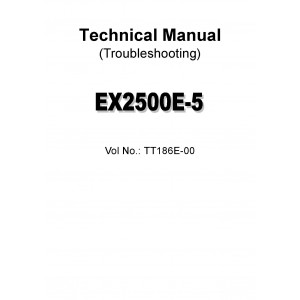 Hitachi EX2500E-5 Electric Excavator set of Service Manuals