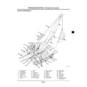 Hitachi CX350 Crawler Crane set of Service Manuals