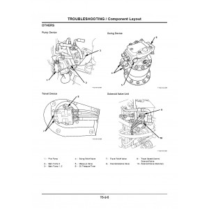 Hitachi Zaxis 80SB and Zaxis 80SBLC Compact Excavator set of Service Manuals