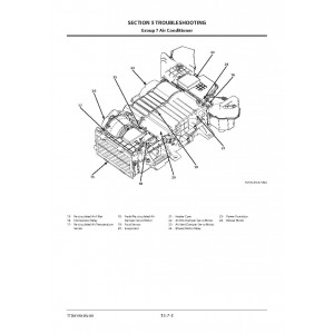 Hitachi Zaxis 135US-5A Crawler Excavator set of Service Manuals