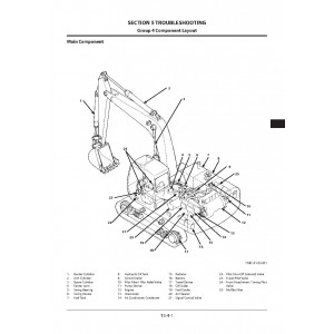 Hitachi Zaxis 180LC-5B and Zaxis 180LCN-5B Crawler Excavator set of Service Manuals