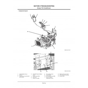 Hitachi Zaxis 250LC-5B and Zaxis 250LCN-5B Crawler Excavator set of Service Manuals