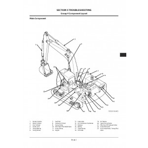 Hitachi Zaxis 240-5G, Zaxis 240LC-5G, Zaxis 250H-5G and Zaxis 250LCH-5G Crawler Excavator set of Service Manuals