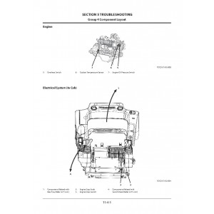 Hitachi Zaxis 220LC-GI Crawler Excavator set of Service Manuals