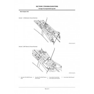 Hitachi Zaxis 280-5G and Zaxis 280LC-5G Crawler Excavator set of Service Manuals