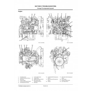 Hitachi Zaxis 225USLC-6 and Zaxis 225USRLC-6 Crawler Excavator set of Service Manuals