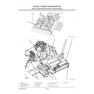 Hitachi ZH 200-5A and ZH 200LC-5A Hybrid Excavator set of Service Manuals