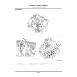 Hitachi Zaxis 470LC-5G Crawler Excavator set of Service Manuals