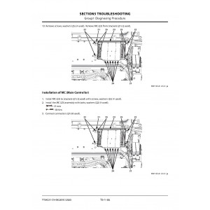 Hitachi Zaxis 490LCH-7 Crawler Excavator set of Service Manuals