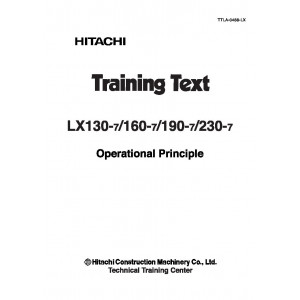 Hitachi LX190-7 and LX230-7 Wheel Loader set of Service Manuals