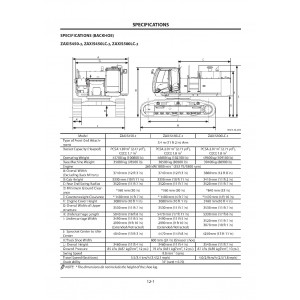 Hitachi Zaxis 450-3, Zaxis 450LC-3, Zaxis 470H-3, Zaxis 470LCH-3, Zaxis 500LC-3 and Zaxis 520LCH-3 Crawler Excavator set of Service Manuals