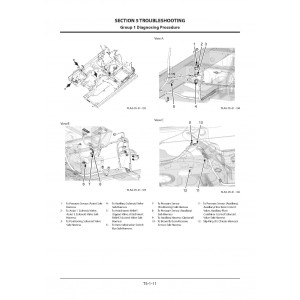 Hitachi Zaxis 140W-5B Wheel Excavator set of Service Manuals