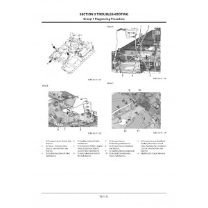 Hitachi Zaxis 170W-5B Wheel Excavator set of Service Manuals