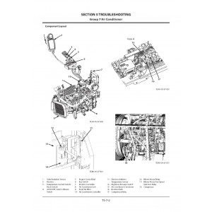 Hitachi Zaxis 190W-5B Wheel Excavator set of Service Manuals