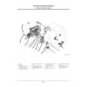 Hitachi Zaxis 220W-5B Wheel Excavator set of Service Manuals