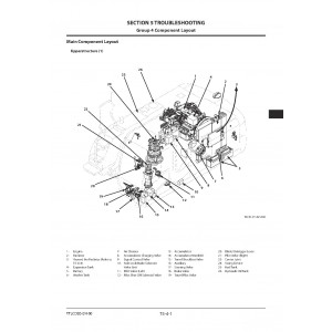 Hitachi Zaxis 210W-5A Wheel Excavator set of Service Manuals