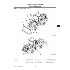 Hitachi Zaxis ZW140-5B and Zaxis ZW140PL-5B Wheel Loader set of Service Manuals