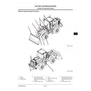 Hitachi Zaxis ZW140-5B and Zaxis ZW140PL-5B Wheel Loader set of Service Manuals