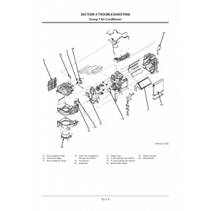 Hitachi Zaxis ZW220-5B Wheel Loader set of Service Manuals