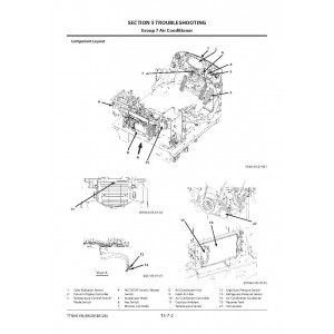 Hitachi Zaxis ZW370-5B Wheel Loader set of Service Manuals