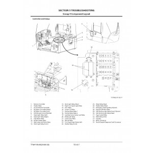 Hitachi Zaxis ZW550-5B Wheel Loader set of Service Manuals