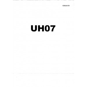 Hitachi UH06, UH06D, UH06DT, UH07 and UH09 Crawler Excavator set of Service Manuals