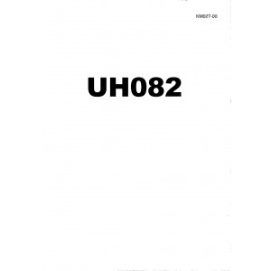 Hitachi UH082 Crawler Excavator Service Manual