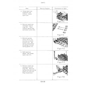 Hitachi UH06, UH06D, UH06DT, UH07 and UH09 Crawler Excavator set of Service Manuals