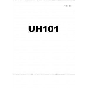 Hitachi UH101 Crawler Excavator Service Manual