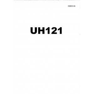 Hitachi UH121 Crawler Excavator Service Manual