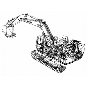 Hitachi UH171 Crawler Excavator set of Service Manuals