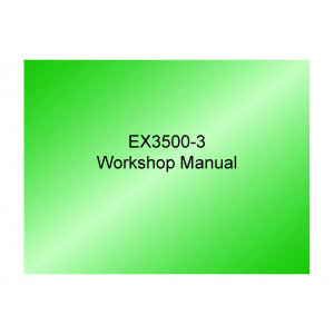 Hitachi EX3500-3 Hydraulic Excavator set of Service Manuals