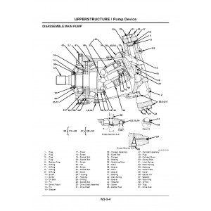 Hitachi EX3500-3 Hydraulic Excavator set of Service Manuals